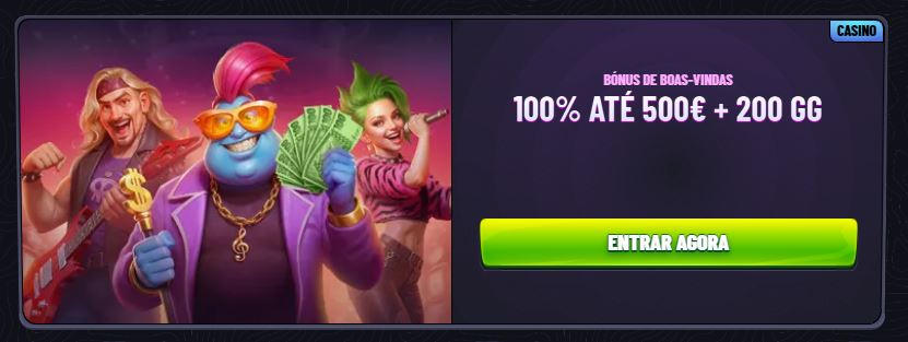 Reivindique o bónus de boas-vindas de 100% até €500 mais 200 rodadas grátis no Mr Pacho Casino